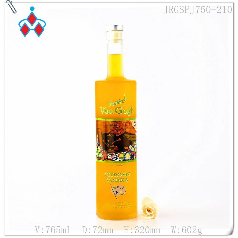 بطری شیشه ای ودکا کوچک