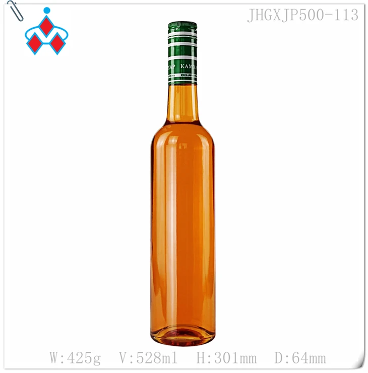 بطری های شیشه ای 500 میلی لیتری